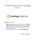 All 2026 Mock Tests for Duolingo English Exam