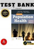 Population Health Creating a Culture of Wellness 3rd Edition Nash Test Bank &vert;&vert; WITH WELL EXPLAINED RATIONALES&excl;&excl;&excl;