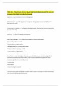 FINC 341 - Final Exam Review &lpar;Latest Version&rpar;&vert;Questions With Correct Answers&vert;Verified&vert;Already A&plus; Graded