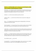 FINC 341 - GUYTON EXAM 1 &lpar;CH 1-6&rpar; &lpar;Latest Version&rpar;&vert;Questions With Correct Answers&vert;Verified&vert;Already A&plus; Graded