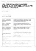 WGU C702 CHFI and OA EXAM &lpar;2025&rpar; QUESTIONS AND &lpar;DETAILED ANSWERS&rpar; WITH COMPLETE SOLUTIONS