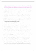 CLETS Study Guide with 100&percnt; Correct Answers &vert; Verified &vert;Latest 2025 