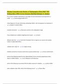 Mosby EXAMS BUNDLE &vert; Questions With Correct Answers &vert;Verified&vert; Already Graded
