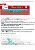 NURS 5220 Module 1 WITH ALL ANSWERS CORRECTLY DONE &excl;&excl;&excl;&period;