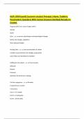 NUR 1390 Exam&num;2 &lpar;summer session&rpar; Prenatal&comma; Infants&comma; Toddlers&comma; Preschoolers Questions With Correct Answers&vert;Verified&vert;Already A&plus; Graded&period;