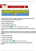 WGU D204 Exam Questions With Correct Answers Latest Updated 2024&sol;2025 Rated A&plus;&period;