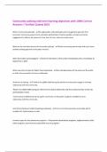 Community policing mid-term learning objectives with 100&percnt; Correct  Answers &vert; Verified &vert;Latest 2025 