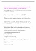 Community Policing Partnerships for problem solving&colon; Chapter 10  Exam with 100&percnt; Correct Answers &vert; Verified &vert;Latest 2025 