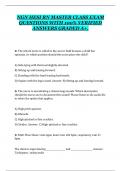 NGN HESI RN MASTER CLASS EXAM  QUESTIONS WITH 100&percnt; VERIFIED  ANSWERS GRADED A&plus;&period; 