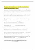 Psychology 1010 Exam &num;1 &lpar;Latest Version&rpar;&vert;Questions With Correct Answers&vert;Verified&vert;Already A&plus; Graded&period;