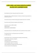 NUR522 MENTAL HEALTH EXAM COMPLETE AND VERIFIED  SOLUTIONS 100&percnt; GUARANTEED SUCCESS&period;