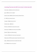 Cosmetology Theory Exam with 100&percnt; Correct Answers &vert; Verified &vert;Latest 202