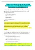 NGN HESI MED SURG Exam Questions and Answers &lpar;with Rationales&rpar; Latest update 2024&sol;2025 GRADED A&plus;&period;