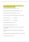 Rad 112- Patient Care Final Part 1&vert;Exam&vert;Questions With Correct Answers&vert;Verified&vert;Already A&plus; Graded