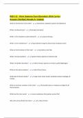 RAD 112 - Chest Anatomy Exam&vert;Questions With Correct Answers&vert;Verified&vert;Already A&plus; Graded