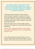 WGU D293 OA REAL EXAM 2025 &lpar;A NEW UPDATED VERSION&rpar; COMPLETE ACTUAL EXAM ACCURATE QUESTIONS AND CORRECT DETAILED ANSWERS &lpar;VERIFIED ANSWERS&rpar; &vert;ALREADY GRADED A&plus;
