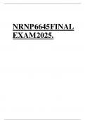 NURS 6645 EXAM BUNDLE 2025
