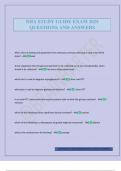 NHA STUDY GUIDE EXAM 2025 QUESTIONS AND ANSWERS
