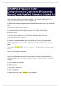GBARPA 3 Practice Exam Comprehensive Questions &lpar;Frequently Tested&rpar; with Verified Answers Graded A&plus;