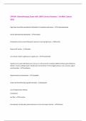 CPHON&colon; Chemotherapy Exam with 100&percnt; Correct Answers &vert; Verified &vert;Latest  2025