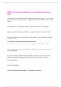 CPLEE Exam Review with 100&percnt; Correct Answers &vert; Verified &vert;Latest  2025
