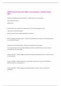 CPLEE Practice Exam with 100&percnt; Correct Answers &vert; Verified &vert;Latest  2025