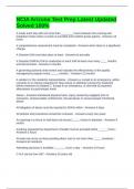 NCIA Arizona Test Prep Latest Updated Solved 100&percnt;