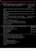 APhA Vaccination Questions and Answers Rated 100&percnt; Correct