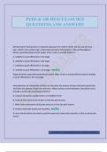 PEDS & OB HESI EXAM 2025 QUESTIONS AND ANSWERS
