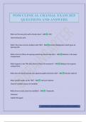 POM CLINICAL CRANIAL EXAM 2025 QUESTIONS AND ANSWERS