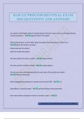 RAD 112 PROCEDURES FINAL EXAM 2025 QUESTIONS AND ANSWERS