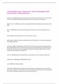CTRI Study Guide Practice - Glossary Terms - Equine Terminology with 100&percnt;  Correct Answers &vert; Verified &vert;Latest 2025
