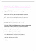 PATH CTRI Certification Exam with 100&percnt; Correct Answers &vert; Verified &vert;Latest  2025