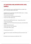 CIT QUESTIONS AND ANSWERS RATED 100&percnt; CORRECT