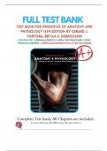  Principles of Anatomy and Physiology 16th Edition &lpar;Tortora&comma; 2024&rpar; Test Bank covering All chapters&period; Answers are provided