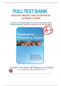 Pediatric Primary Care 6th Edition By Catherine E&period; Burns Test Bank covering All chapters&period; Answers are provided