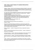 D351 WGU FUNCTIONS OF HUMAN RESOURCE MANAGEMENT 1