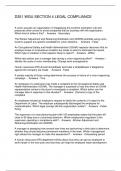 D351 WGU SECTION 4 LEGAL COMPLIANCE