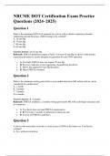 NRCME DOT Certification Exam Practice Questions &lpar;2024&ndash;2025&rpar;