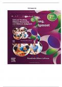 Critical Thinking&comma; Clinical Reasoning&comma; and Clinical Judgment A Practical Approach 7th Edition - by Rosalinda Alfaro-LeFevre Test Bank covering All chapters&period; Answers are provided