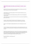 CWEL STUDY GUIDE with 100&percnt; Correct Answers &vert; Verified &vert;Latest  2025 
