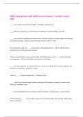 CWEL training Exam with 100&percnt; Correct Answers &vert; Verified &vert;Latest  2025