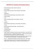 NSG 6665 Test 1 Questions And Complete Answers 