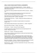 WGU C236 EXAM QUESTIONS & ANSWERS