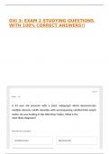 DXI 3&colon; EXAM 2 STUDYING QUESTIONS WITH 100&percnt; CORRECT ANSWERS&excl;&excl;