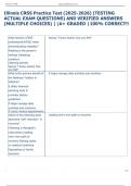 Exam &lpar;elaborations&rpar; Illinois CRSS   
