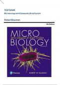 Test Bank for Microbiology with Diseases by Body System 5th Edition&comma; Bauman &vert; Complete Chapter 1 - 26 &vert; 100 &percnt; Verified