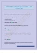 SNSA7 EXAM 2025 QUESTIONS AND ANSWERS