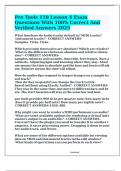 Pro Tools 110 Lesson 4 Exam Questions With 100&percnt; Correct And Verified Answers 2025