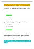 NUR 202 RN  VATI TEST EXAM QUESTIONS & ANSWERS BEST EXAM SOLUTION SATISFACTION GUARANTEED SUCCESS LATEST UPDATE 2022&sol;2023 GRADED A&plus;